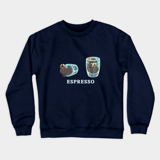 espresso bunnies Crewneck Sweatshirt by Alienfirst